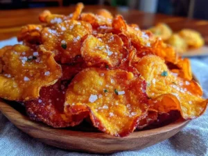 crispy sweet potato chips preparation steps