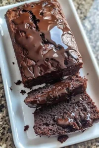 Hot Fudge Brownie Bread