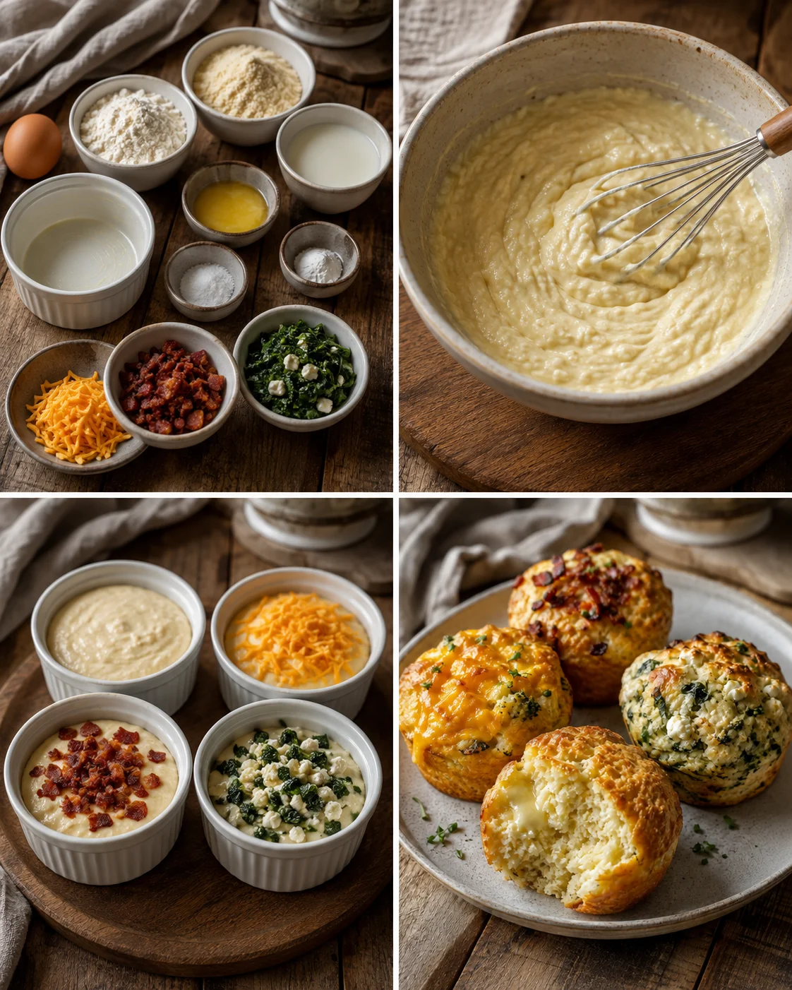 Keto Bread Ingredients and Recipe Assorted ingredients and baked keto bread with toppings on a plate.